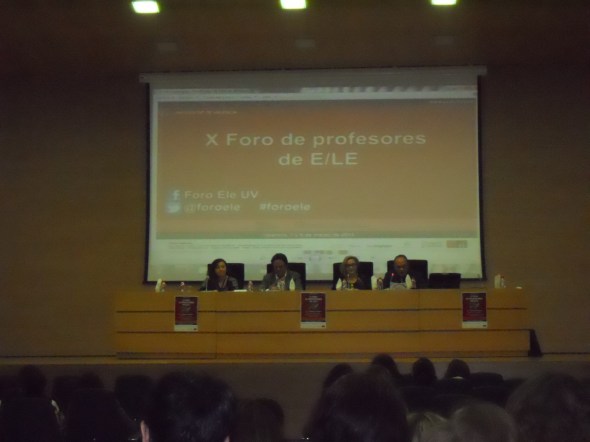 Acto de inauguración del X Foro de profesores de E/LE.
