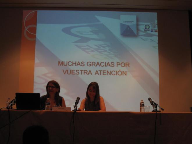 Conférence de E. Verdía. Modératrice : A.I. Ribera.