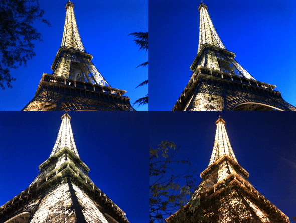Images de la Tour Eiffel le 6 juin 2015.
